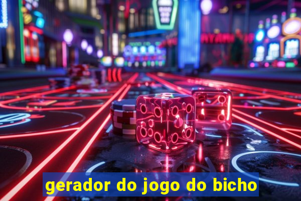 gerador do jogo do bicho